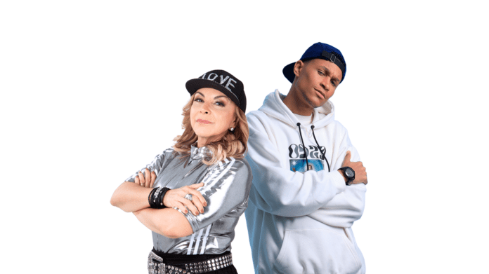 A cantora Cristina Mel e o rapper 2Metro. Foto: Divulgação.