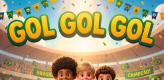 Nossa Turminha Kids transforma a emoção da Copa em louvor com a canção “Gol Gol Gol! Jesus É O Campeão”