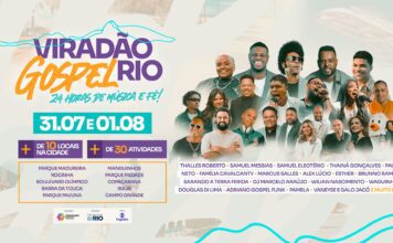 Viradão Gospel celebra a diversidade cultural do Rio de Janeiro com 24h de música, fé e atividades gratuitas