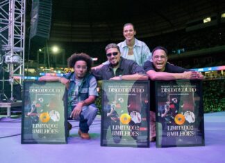 Nesk Only, 2metro e Brunno Ramos são surpreendidos com o Disco de Ouro pela música “Limitado 2” no palco do Ore Comigo festival Limitado 2