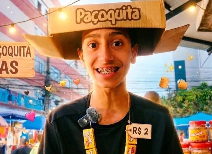 Arthur vende paçocas