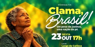 Evangélicos e católicos se unem em clamor pelo Brasil no Largo da Carioca clamor pelo Brasil